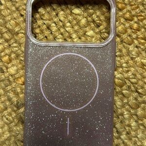 MagSafe Compatible Glitter Phone Case – Pink 
iphone 17 pro max